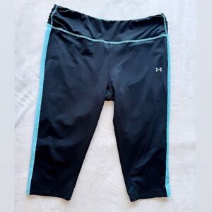 Under Armour Black and Blue Leggings
